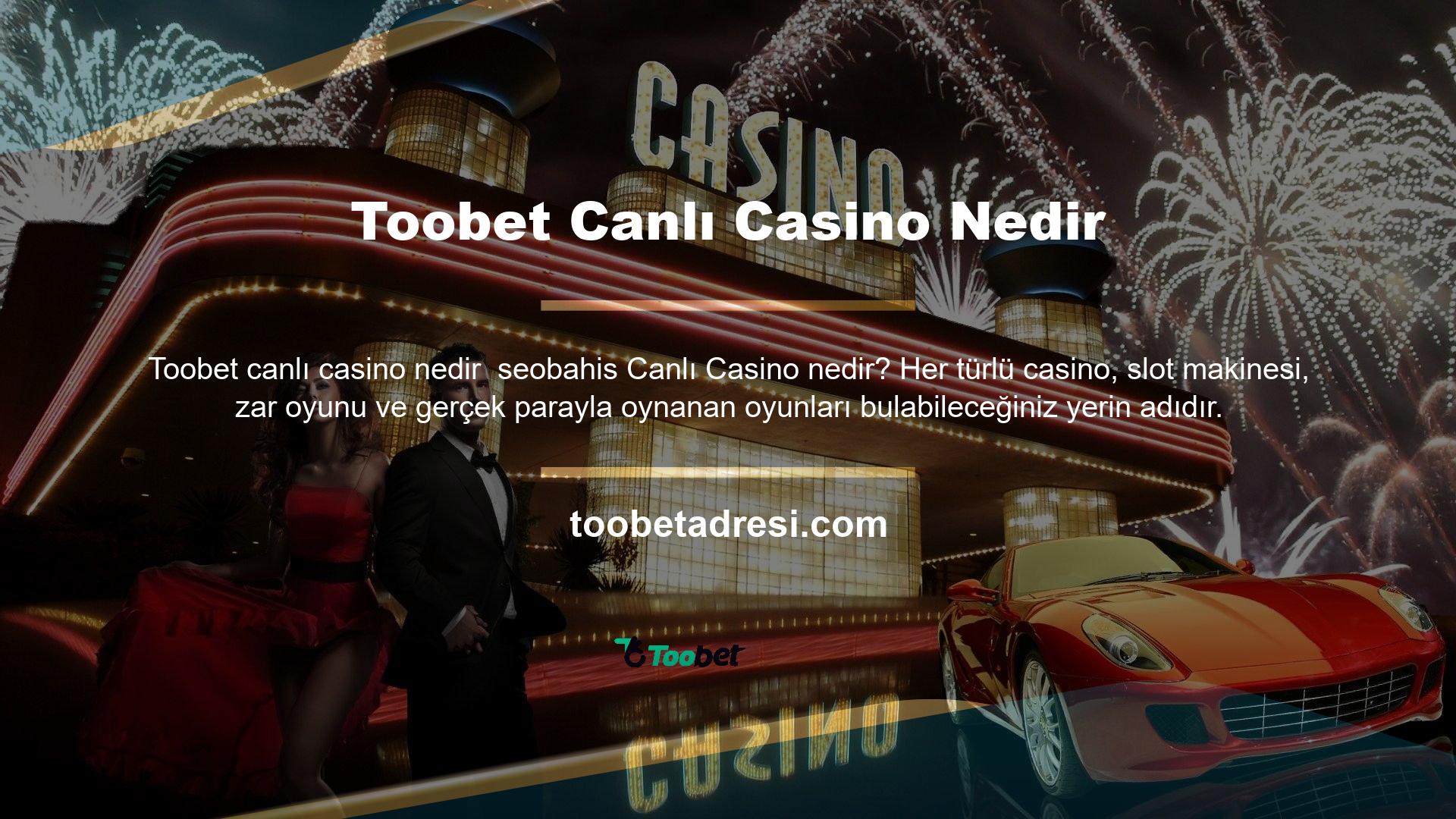 Bu noktada canlı casino aynı zamanda hizmetin çevrimiçi olarak da sunulması anlamına gelmektedir
